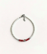 Мартеница сърце от хематит