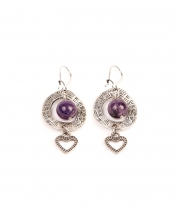 Treasure amethyst обеци